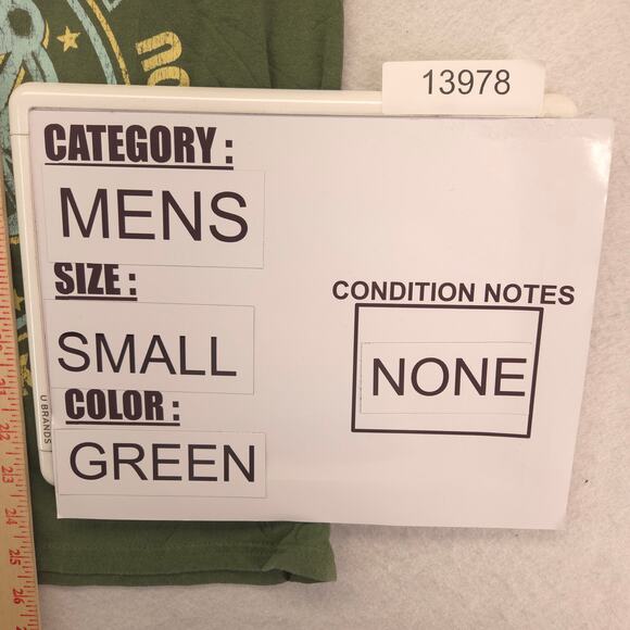 ACDC Band Crew Neck Short Sleeve Graphic T Shirt Mens Size Small S Green - Picture 8 of 9